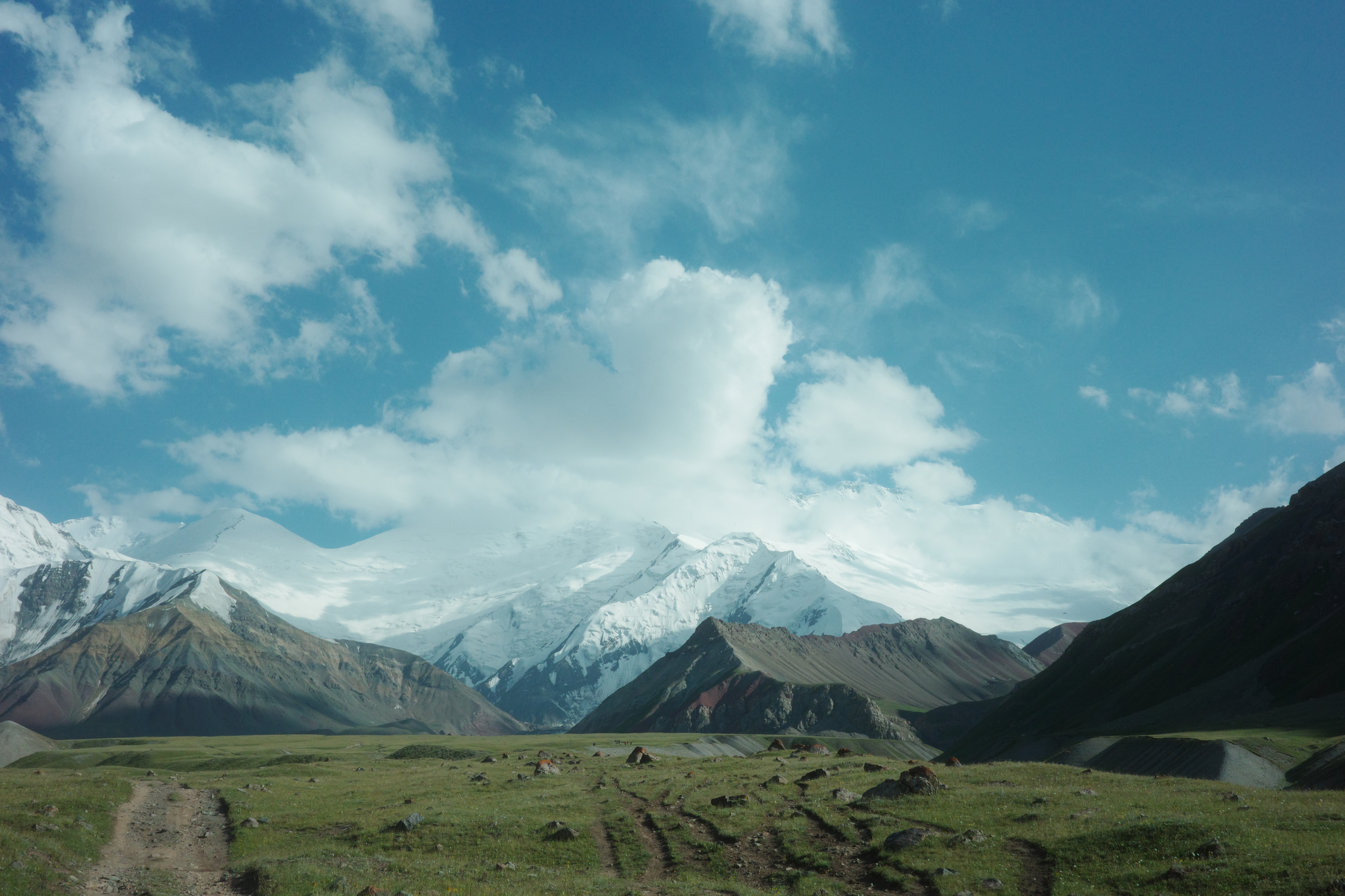 Lenin Peak view from BC