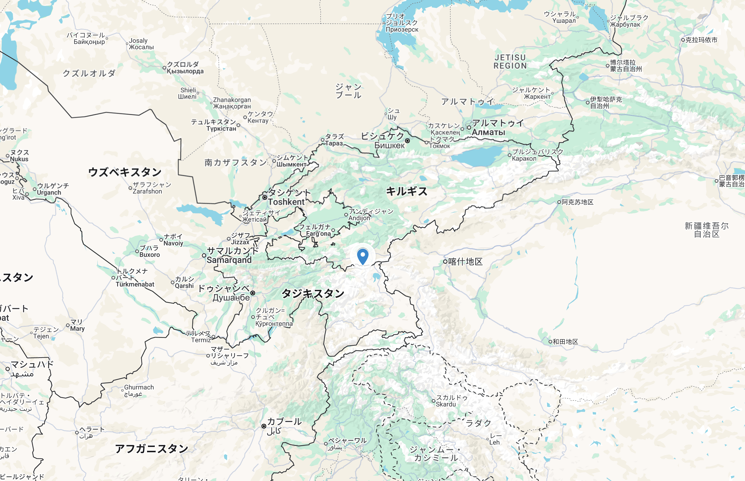location of Lenin Peak